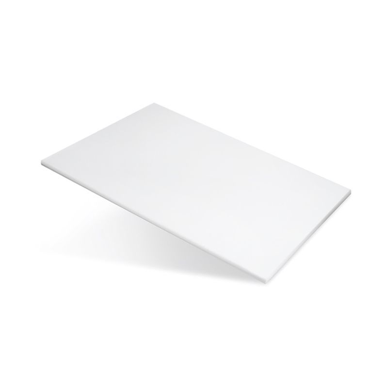 Доска разделочная 500*350*8мм пластик белая (10)