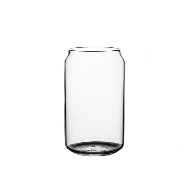 Стакан 330мл 6,2*12,4см стекло в форме жестяной банки JC-15607 (200)
