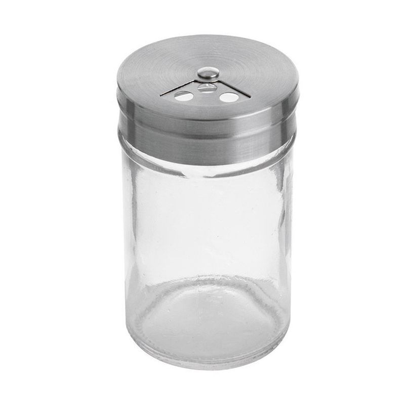 Емкость для специй 8,5см нерж.сталь/стекло LP-749 (144)