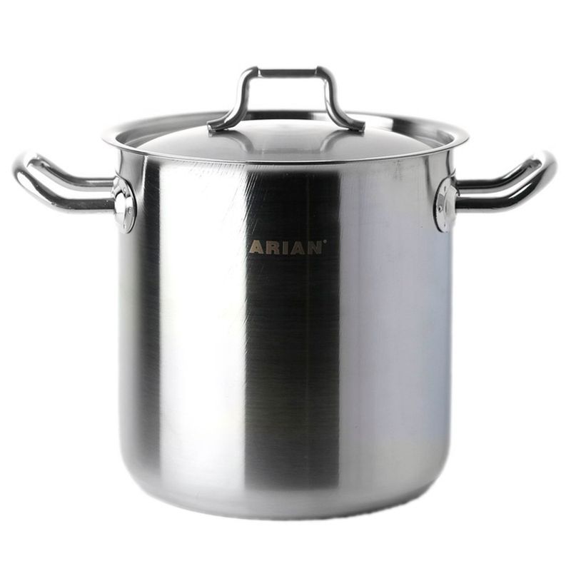 Кастрюля 6,3л нерж.сталь Arian Jumbo высокая 20*20см, дно 18см 4HRCLK0620001 (1)
