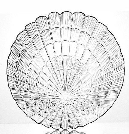 Тарелка мелкая 19см стекло АТЛАНТИС (24)