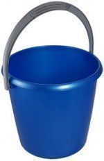 Ведро 7л пластик СОЛО бирюзовое перламутровое без крышки С632БИР (20)