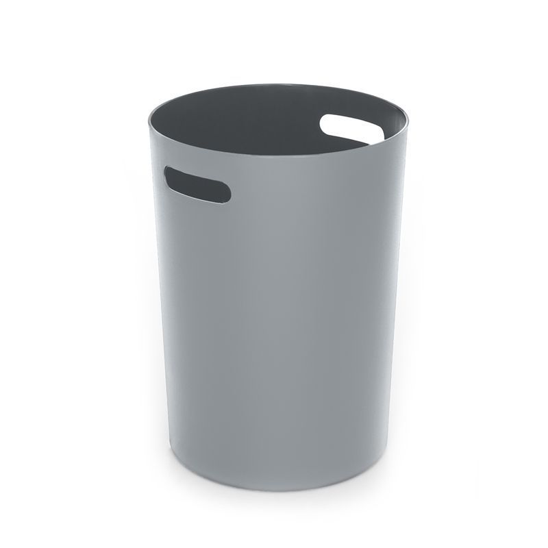 Контейнер для мусора 12л пластик SТИЛЪ светло-серый (20)