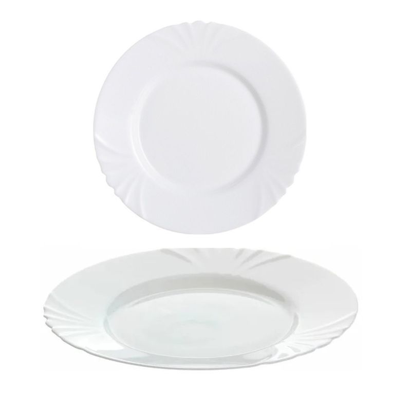 Тарелка мелкая 25см стеклокерамика КАДИКС Н4132 Е9596 40239 (24)