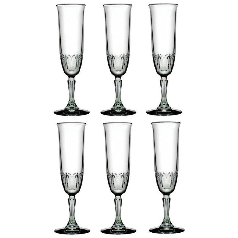 Бокалы для шампанского набор 6шт 163мл стекло КАРАТ (4)