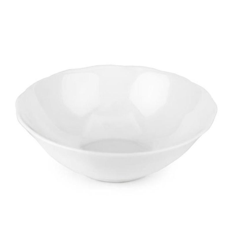 Салатник 600мл 17,5см стеклокерамика БЕЛЬЕ круглый (6/48)