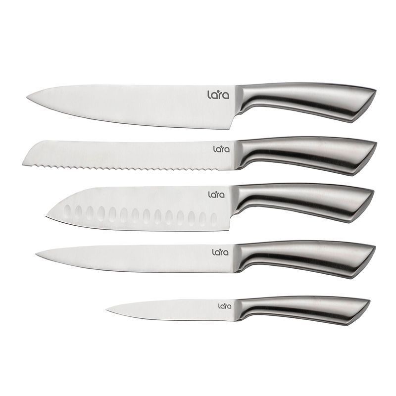 Набор ножей 5пр нерж.сталь литые ручки LR05-66 (10)