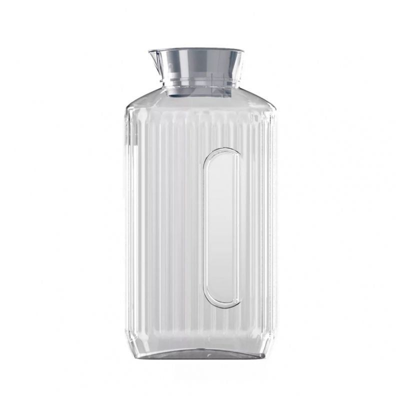 Кувшин 1,5л 11,8*8,5*22см пластик TREND серый металлик (12)