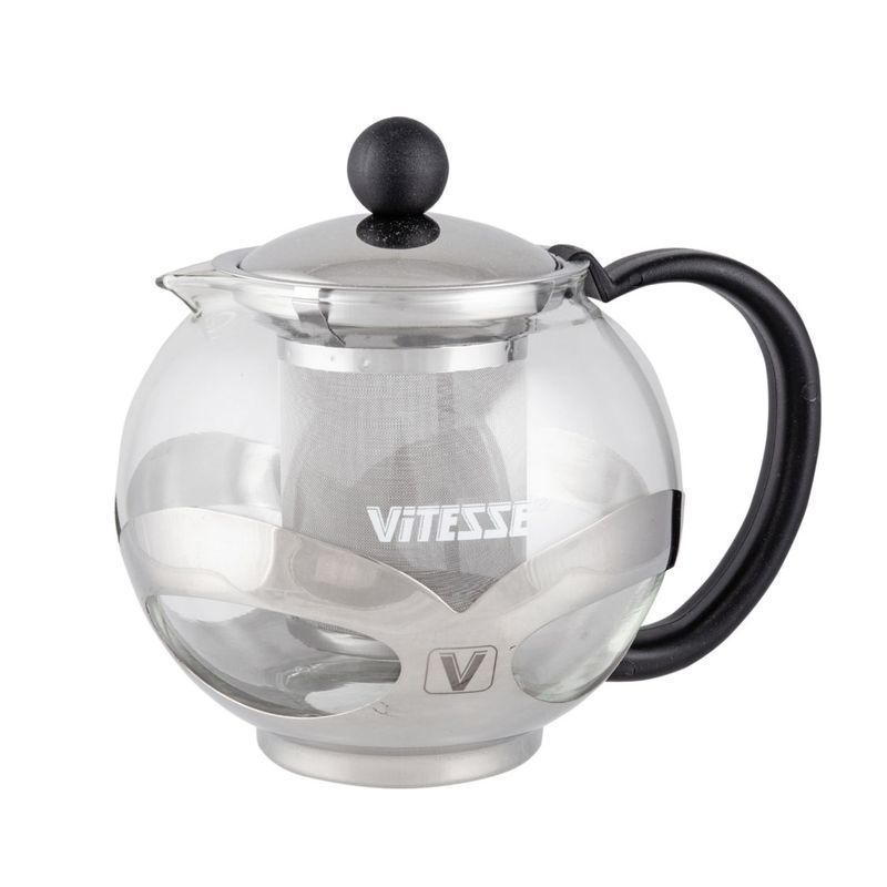 Чайник заварочный 750мл стекло с мет.ситом VITESSE VS-8328 (36)