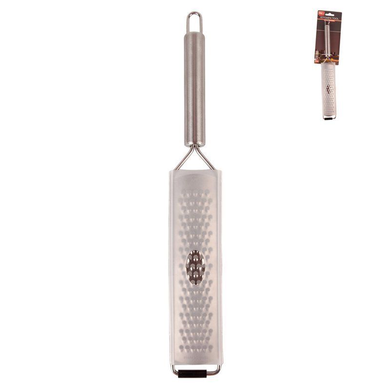 Терка односторонняя 32,5*4,5*2см нерж.сталь (144)