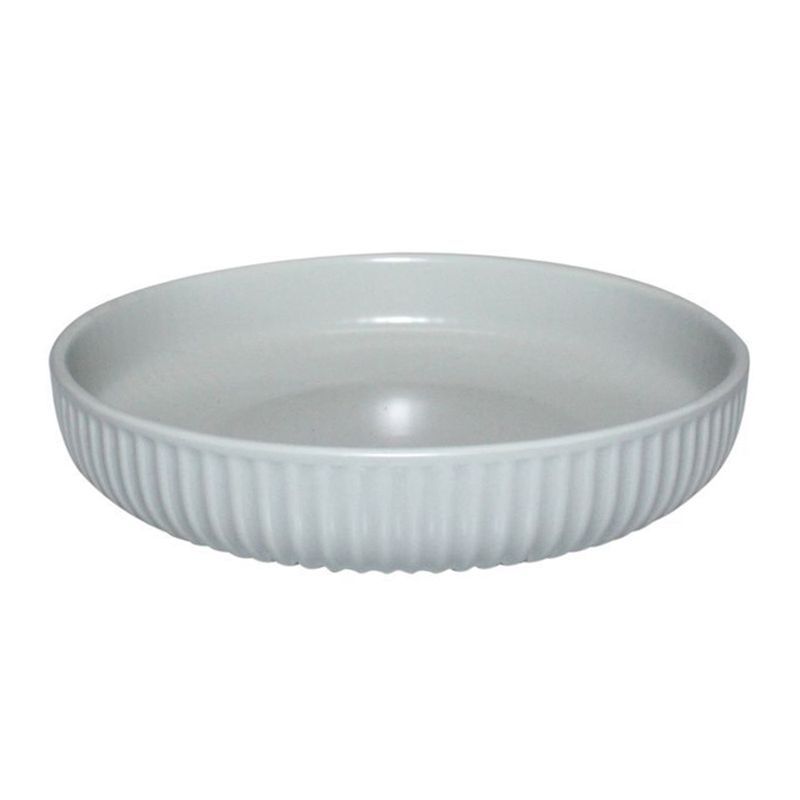 Тарелка мелкая 20,3см фарфор серый круглая P020-8/JC-14516 (40)