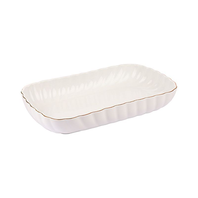 Блюдо сервировочное для подачи 33*20*5см фарфор LR90038-501L (8)