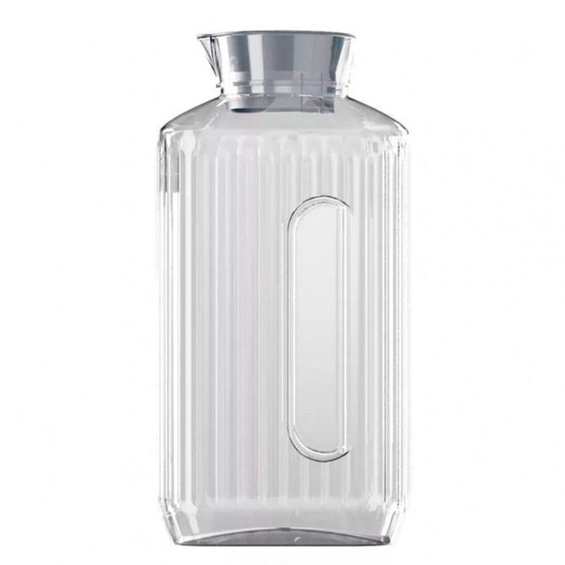 Кувшин 1,5л 11,8*8,5*22см пластик TREND серый металлик (12)