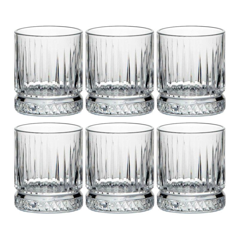 Стаканы набор 6шт 355мл стекло ЭЛИЗИЯ низкие (8) 520004/JC-15587