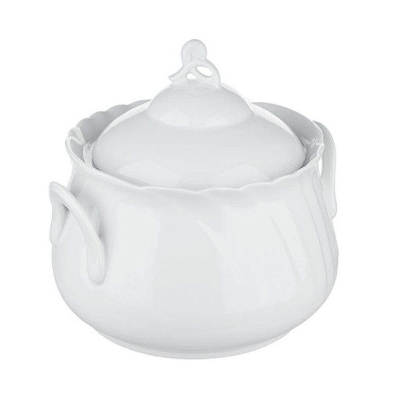 Супница 2,2л фарфор БЕЛЬЕ Голубка (1)