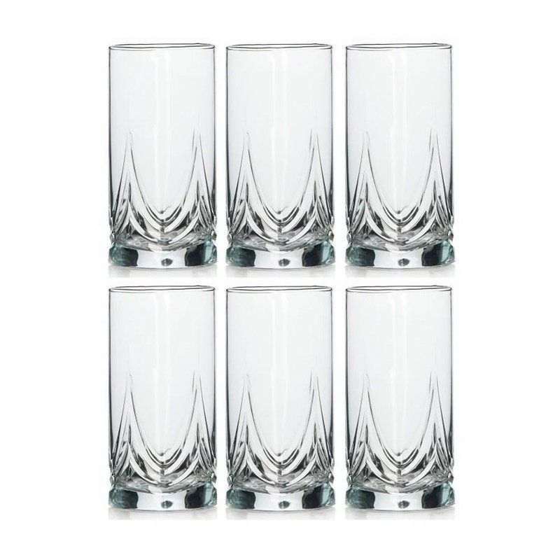 Стаканы набор 6шт 300мл стекло ТРИУМФ высокие (8)