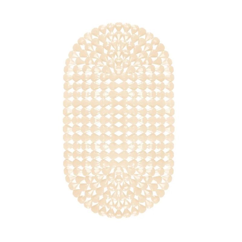 Коврик противоскользящий 38*67 ПВХ КАПЛЯ Пляжный песок (10)