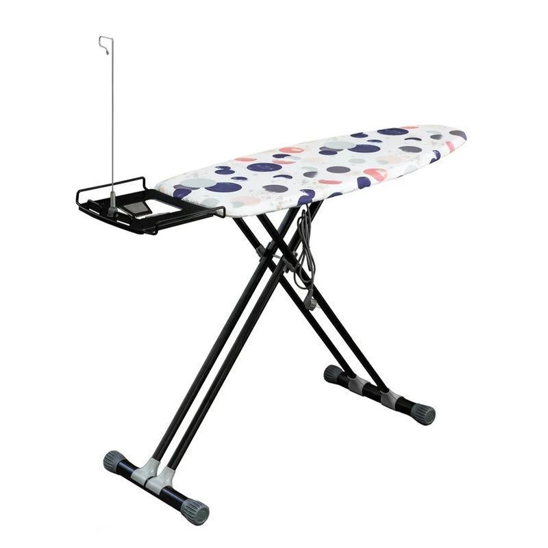 Доска гладильная 44*120см металл Алиса моноблок пу, розетка с удл. 2м Dogrular (2)