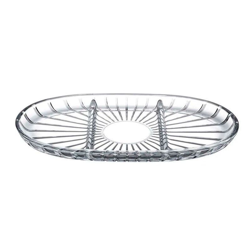 Менажница овальная 163*278мм стекло ЭЛЕГАНТ (6)