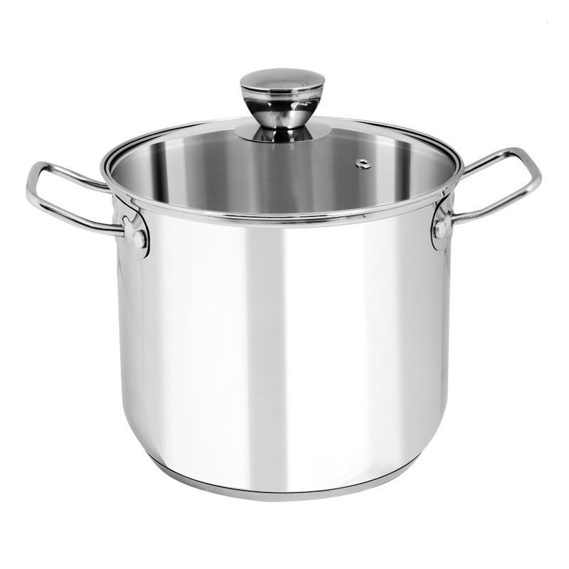 Кастрюля 7,2л нерж.сталь Grandy со стекл.крышкой 22см индукция ТМ Appetite HU11723 (1)