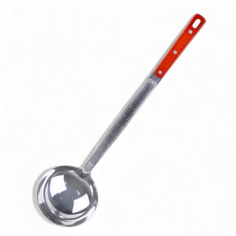 Половник 43*11см нерж.сталь с дер.ручкой для казана ST-635 (120)