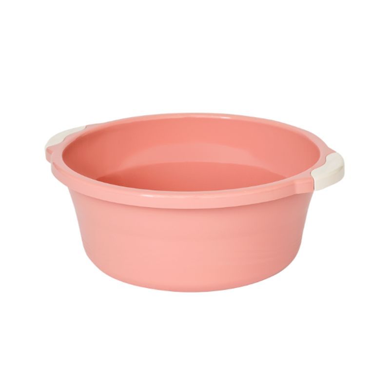 Таз 16л пластик Волна миндальный круглый (20)