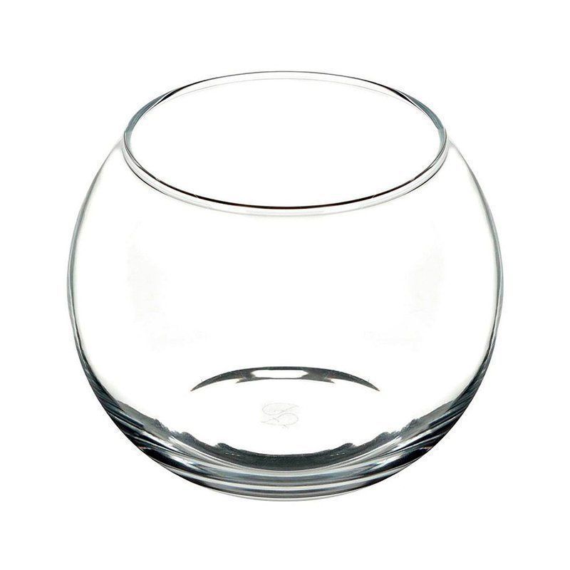 Ваза для цветов 7,9см d6,9см стекло ФЛОРА шар (12)