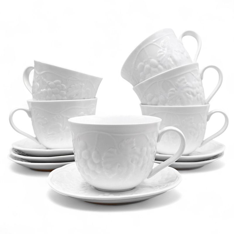 Чайный набор 12пр фарфор ВИНОГРАДНАЯ ЛОЗА на 6 персон 350мл (4)
