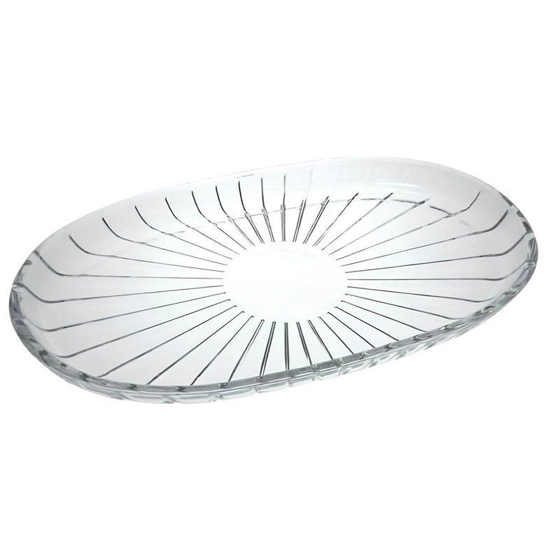 Блюдо овальное 163*278мм стекло ЭЛЕГАНТ (6)