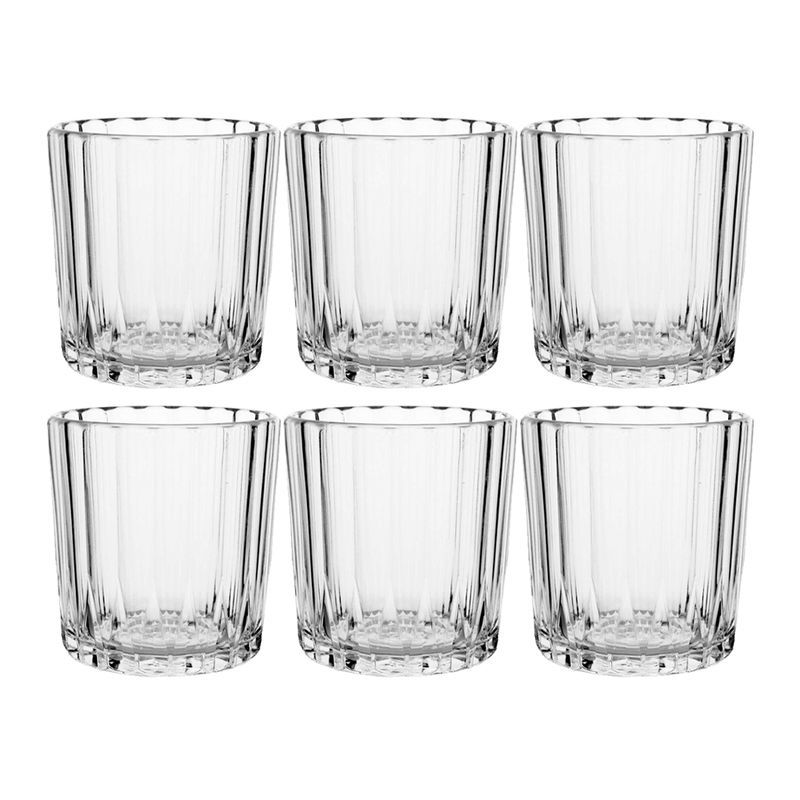 Стаканы набор 6шт 250мл стекло МИСТЕРИЯ низкие (4)