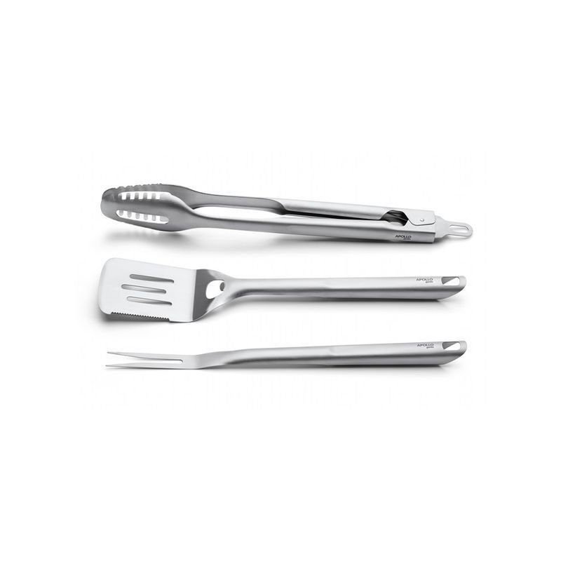 Набор для барбекю 3пр (вилка, лопатка, щипцы) нерж.сталь Grillo GRI-003 (6)