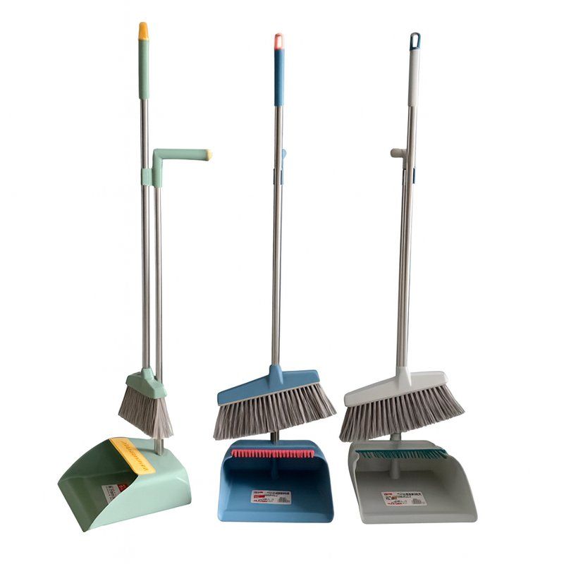 Набор Ленивка пластик щетка для пола с совком 2055/JC-18018 (40)