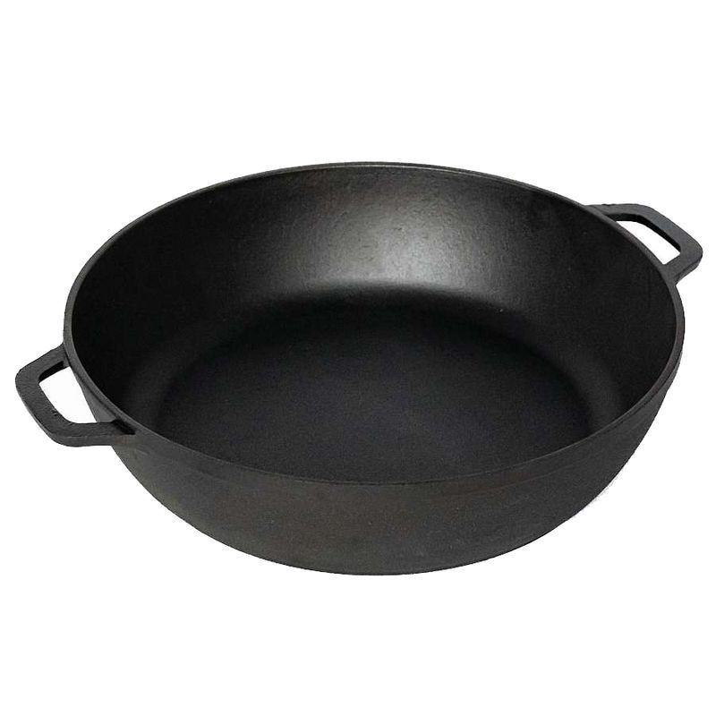 Жаровня 26см чугун с 2-мя ручками h6,6см без крышки (4)