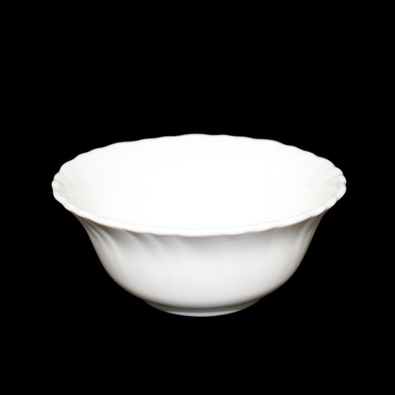 Салатник 110мл 10см стеклокерамика БЕЛЬЕ круглый (12/96)