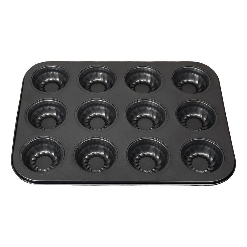 Форма для кексов 12 ячеек 35*27*3,5см угл.сталь 23 (6/60)