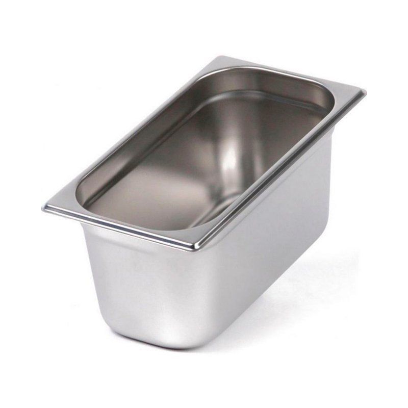 Гастроемкость 0,8мм нерж. сталь 1/3*6'' 327*176*150мм без крышки