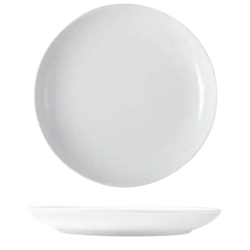 Тарелка глубокая 1000мл 25см фарфор белье Соната СНЕЖНЫЙ БАРС (24)