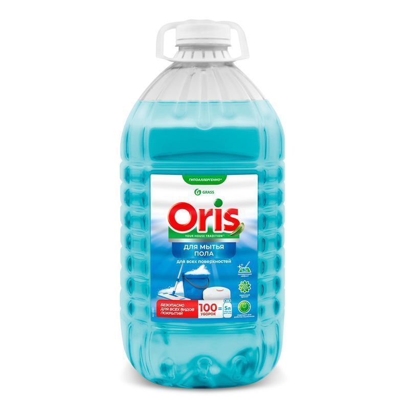Средство для мытья полов 5л с полирующим эффектом Oris (2)