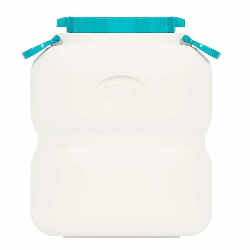 Бочка 40л 370*485мм пластик БАЙКАЛ с навесными ручками (4)