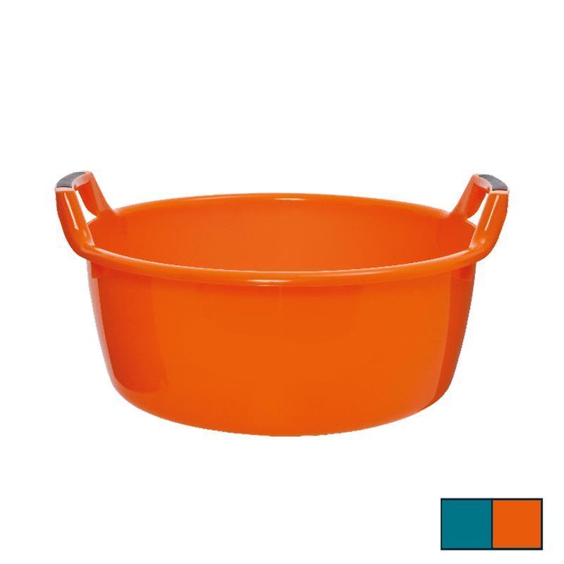 Таз 16л пластик круглый с ручками (8)