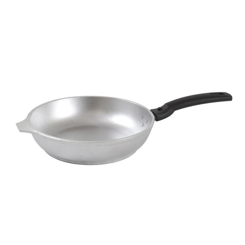 Сковорода 24см h6см алюминий без крышки съем.ручка (10)