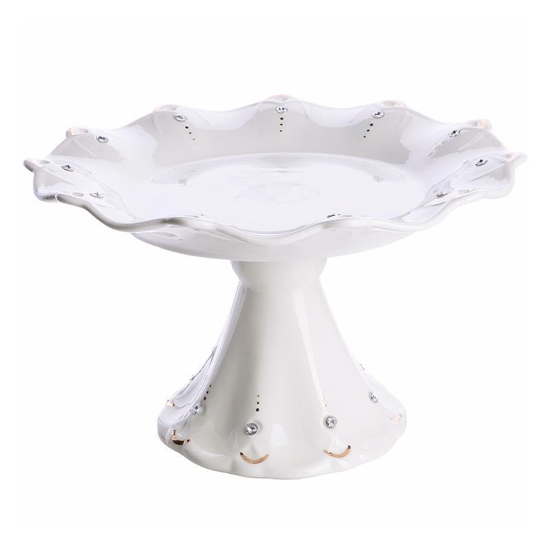 Фруктовница на ножке 22,5*13,5см фарфор LR60021 (12)