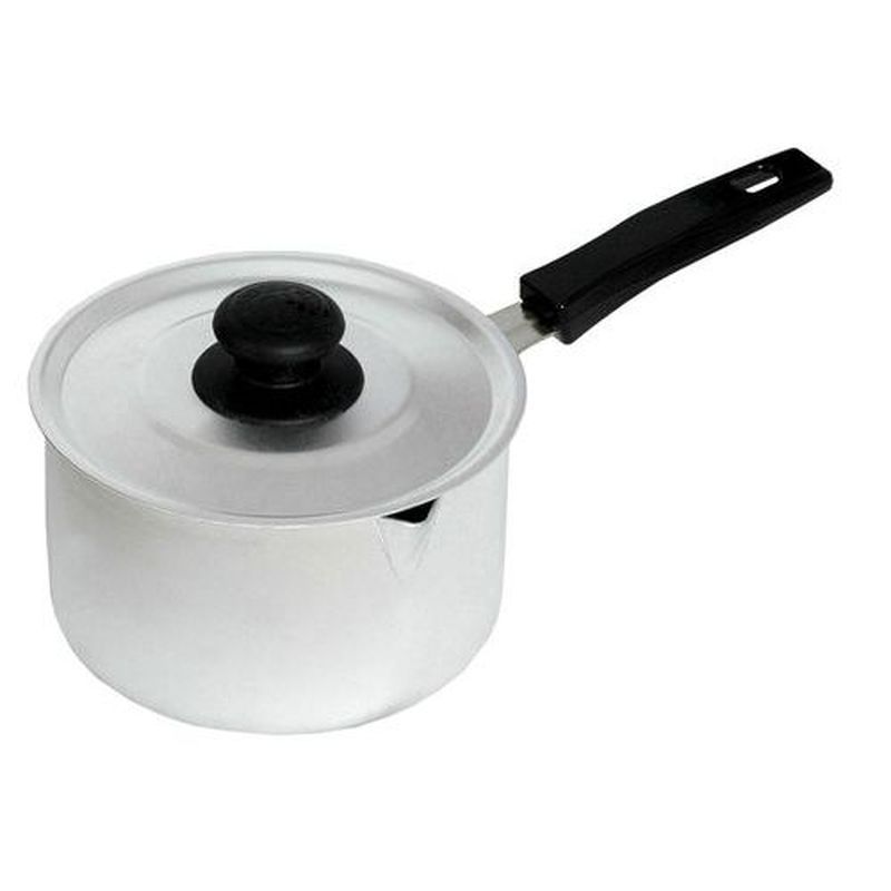 Ковш 750мл алюминий КЛАССИКА пласт.ручка, мет.крышка (24)