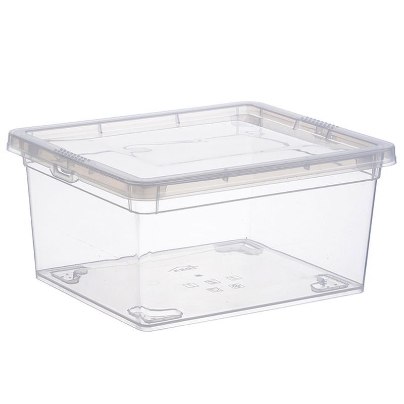 Контейнер пищевой 2л 190*160*90мм пластик Прозрачный (10)