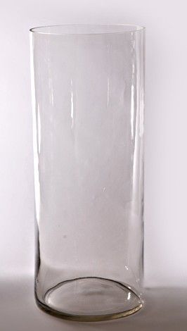 Ваза для цветов 13,8л h50см d20см стекло ТРУБКА (1)