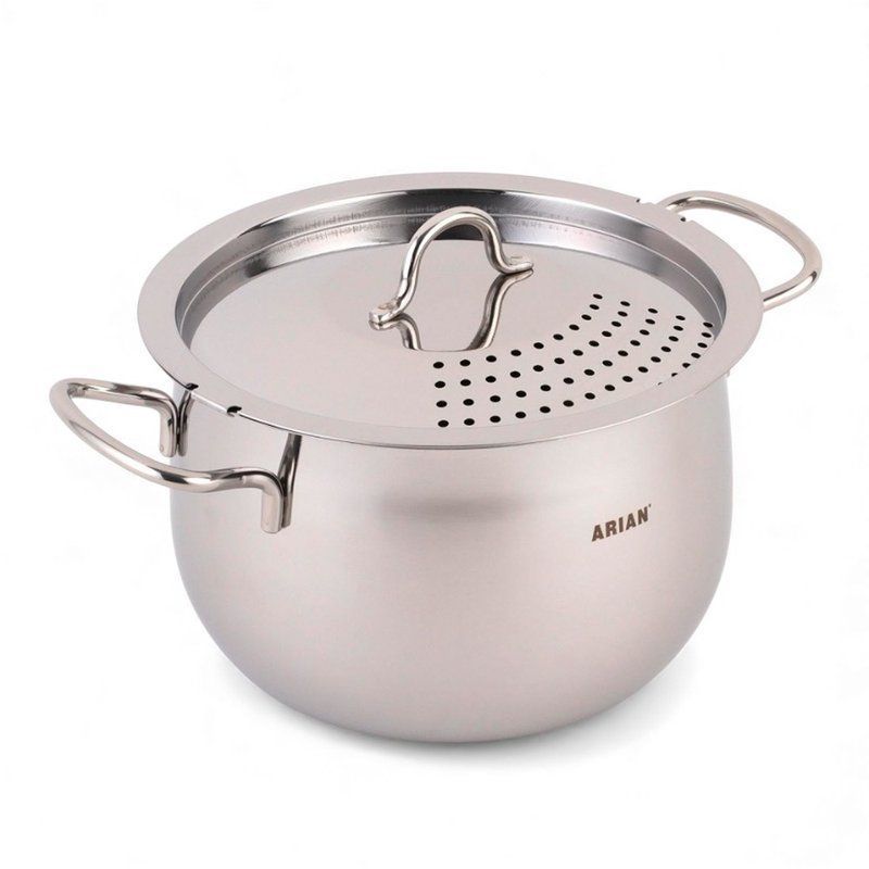 Кастрюля 6л 22*14см нерж.сталь Arian дно d16см 4SMCLK0522013 (4)