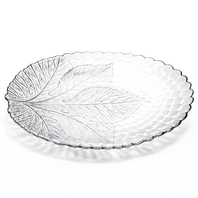 Тарелка мелкая 25*32см стекло СУЛТАНА (12)