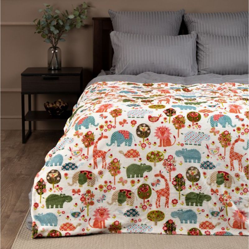 Плед детский 110*140 фланель Африка TF FN 913vh 1114