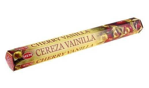 Благовония шестигранник 20 палочек HEM Cherry Vanilla Ванильная вишня