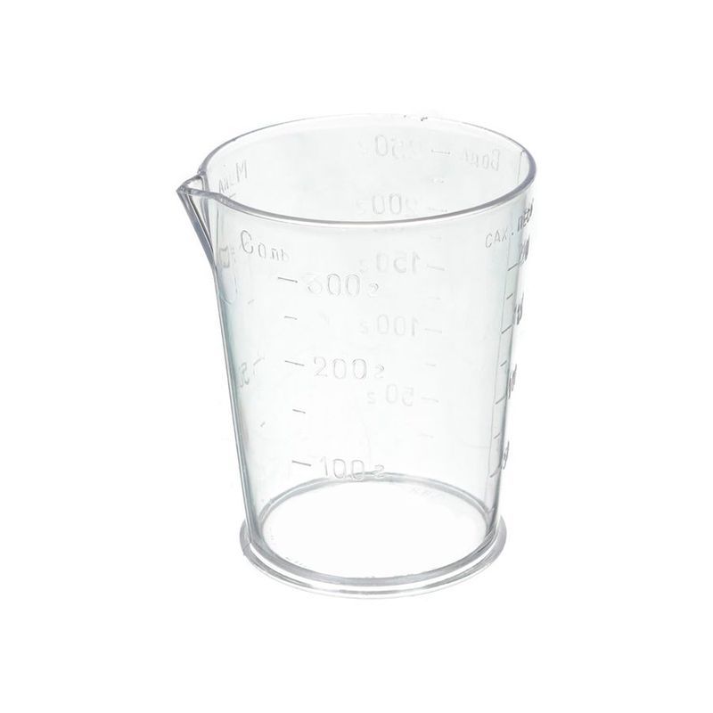 Мерный стакан 250гр. пластик PS ПУ-011К (100)